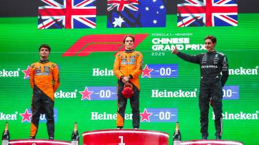 F1中国大奖赛产生新冠军 迈凯伦车队包揽前两名.
